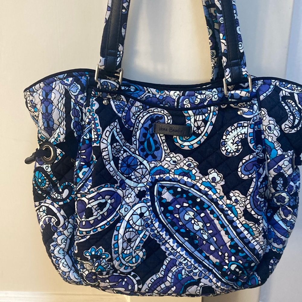 Vera Bradley blue/white tote